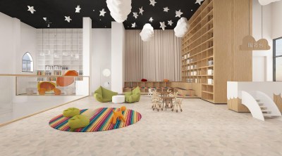 现代儿童书店3D模型下载